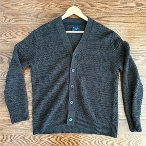 Abercrombie & Fitch Men's Brown Cardigan Sweater
